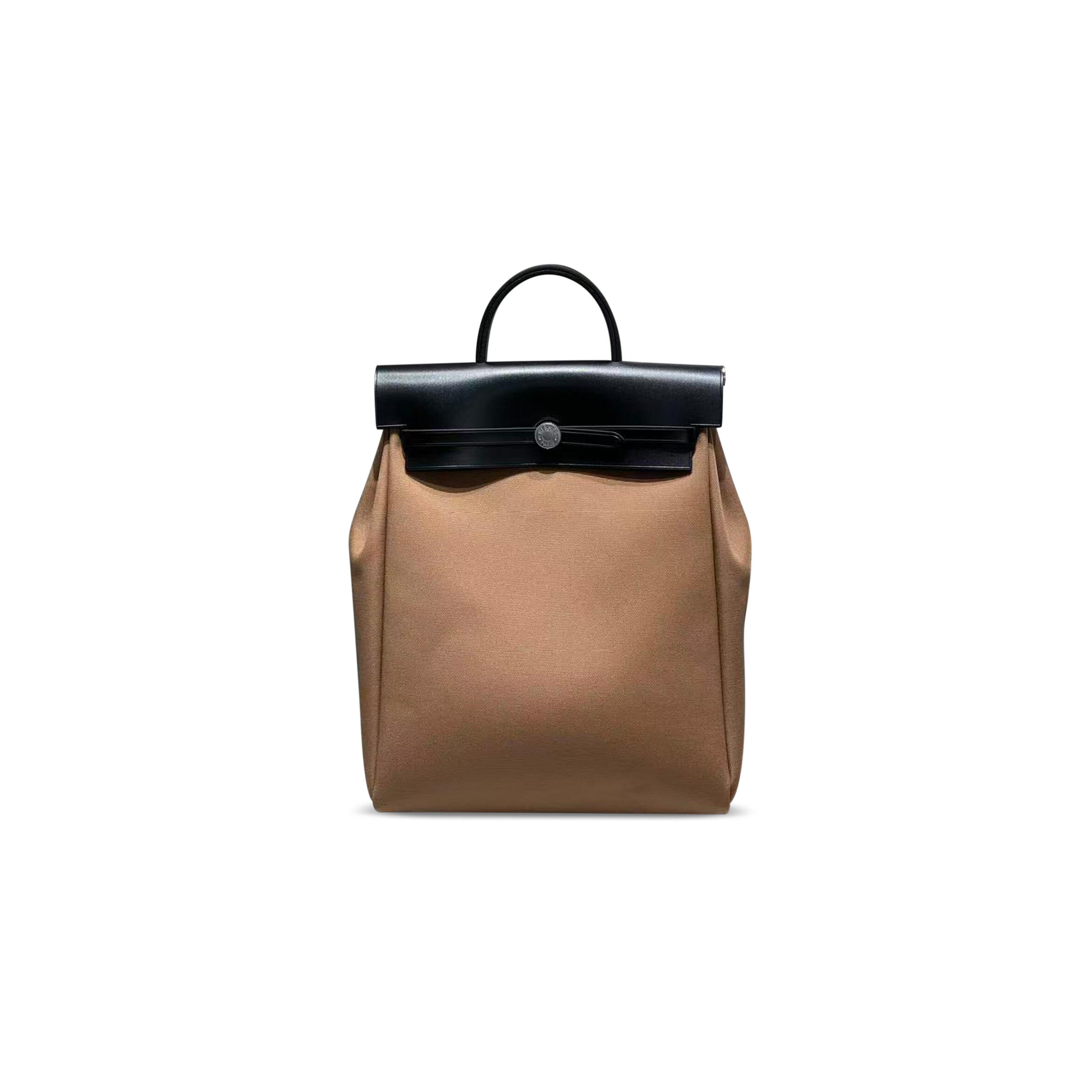 H**mes HERBAG A DOS ZIP BACKPACK CANVAS AND LEATHER 302504 (38*29*11cm)